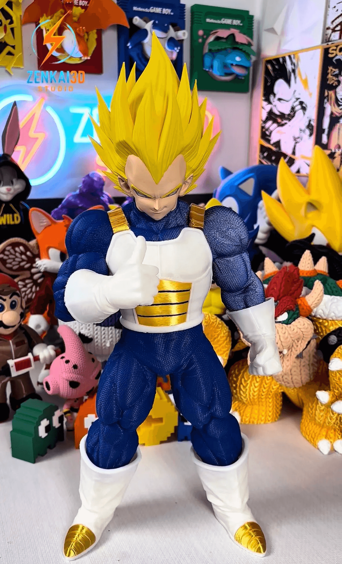 VEGETA SUPER SAIYAN (Cao 45cm) – HOÀNG TỬ SAIYAN ĐẦY KIÊU HÃNH!